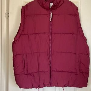 Cotton on puffer vest unisex